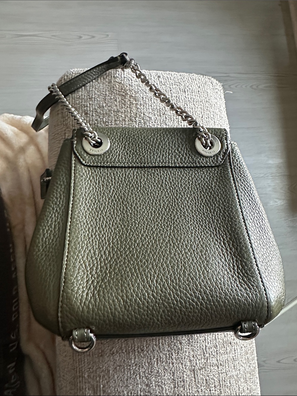 Coach Convertible Mini Leather Backpack - Picture 4 of 6